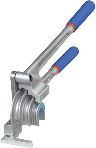 Imperial Stride Tool 370-FHC Cintreuse à 3 têtes en aluminium, cuivre, acier à 180° Argenté/bleu