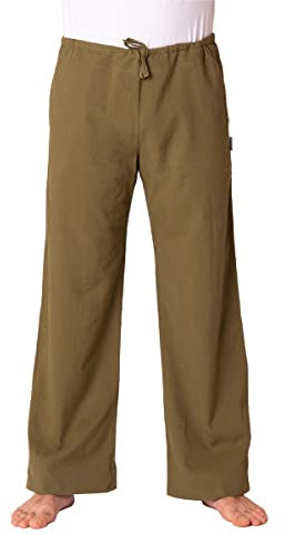 PANASIAM Cloth Trousers, Olive Green, M