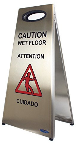 Frost 1119 Wet Floor Sign, Metallic 24 Length by 12 Wide by 1 D