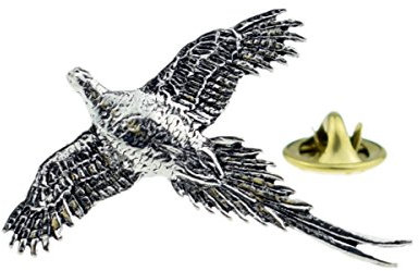 GTR B47 Hohe Fasan Vogel Englisch Zinn Anstecknadel