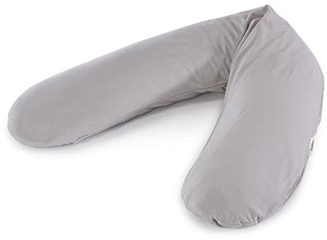 Original Theraline Stillkissen mit Bezug Jersey grau