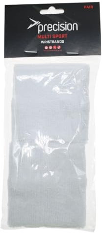 Precision Training Wristbands - White - Pack of 2