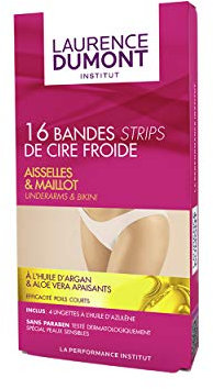 LAURENCE DUMONT 16 strisce di cera fredda sotto le ascelle/posta - Set di 2