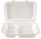 FRANZ MENSCH NATUREStar Bio Menüboxen mit Klappdeckel, 2-geteilt, rechteckig, 245 x 160 x 62 mm | Zuckerrohr, 250 Stück, Eingweggeschirr Take Away, hitzebeständige Lunch-Box