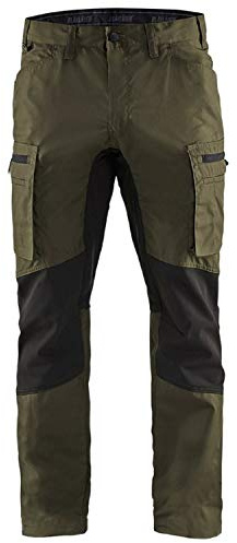 Blaklader 14591845 Service Hose dehnen, Armeegrün / Schwarz, grootte C50