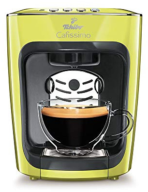 Tchibo Cafissimo mini Kaffeekapselmaschine (für Kaffee, Espresso, Caffé Crema und Tee) gelb