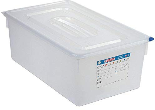 Araven Food Container - 28 litre (1/1 GN). 200(h) x 530(w) x 325(d)mm. Box quantity: 4