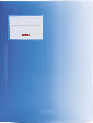 Brunnen Fact Sammelmappe aus PP, A4, 24 x 34 cm, mit Farbverlauf, halbtransparent singolo hellblau