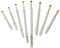 20 x Nylon Frame Hammer Anchor Screw Fixings, 120mm x M8 used to fix windows, doors and conservatory frames to masonry walls
