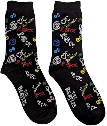 Love Dark Blue Ladies Socks Size 4-7