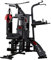 AsVIVA MG6 Profi Kraftstation und Power Multipresse für Zuhause | Hochwertige Fitnessstation mit Boxsack Bauchtrainer | Multigym mit Seilzug Butterfly | Inkl. Gewichte | Max. Gewichtsbelastung 150 kg