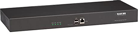 Black Box - Servidor de consola - Cisco Pinout, (16) RS-232 RJ45, (2) 10/100/1000 Mbps RJ45