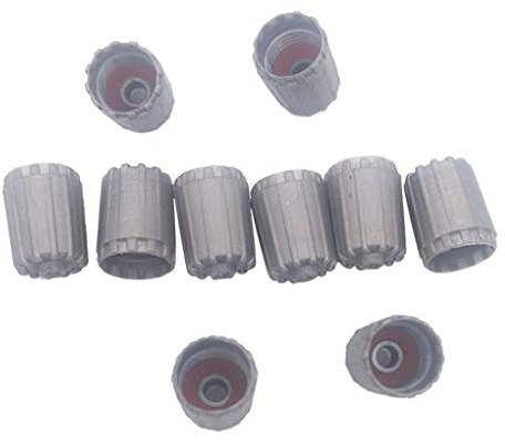 10 Pcs Auto Auto Reifen Rad Grau Lange Kunststoff Luftventilkappen Abdeckung Ersatz Für Nissan Infiniti TPMS25306