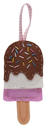 Trimits Felt Decoration Kits, 12 x 6cm, Ice Lolly