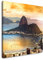EAUZONE GmbH Rio De Janeiro 60x60cm Wandbild auf Leinwand, Kunstdruck Moderne Bilder