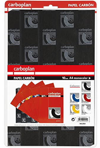 Grafoplas YGR-72090010 kolpapper 10 ark 21 x 33 cm, svart/vit