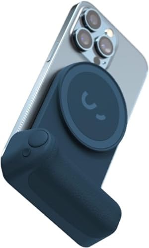 ShiftCam SnapGrip – Mobiler Batteriegriff mit kabellosem Auslöser – Magnetische Halterung lässt Sich an jedem Telefon befestigen – Integrierte Powerbank mit kabellosem Qi-Aufladen