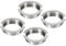 sourcing map G9 Anneau Adaptateur Abat Jour Réducteur Lumière Douille Lampe M20 Support Zinc Alliage pour Luminaires, Blanc, Paquet de 4