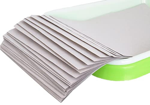 SHEING 150 pcs Germinating Growing Paper Seed Sprouter Vegetable Micro Greens Planting Paper 11.4x 8.7, Trays NOT Included