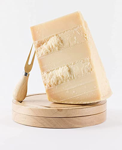 La Grande Bottega Italiana - Parmigiano Reggiano DOP, Parmesankäse 24 Monate gereift, von noblen Kühen, vakuumverpackt, 1kg (ohne Gentechnik)