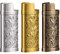BYNYXI 3 custodie vintage per accendini mini BIC, portatili, in metallo, stile retrò, con catena, per accendini riutilizzabili, per accendini