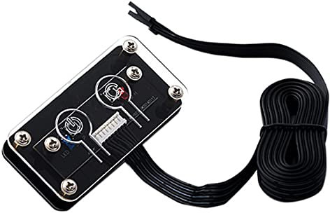 Jikoiuty Interruptor de ordenador de escritorio, interruptor de alimentación externo, pulsador de encendido/apagado + pulsador de reinicio, carcasa de PC, botón de fuente de alimentación, negro, 60 cm