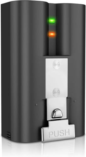 Wiederaufladbare Ersatzbatterie mit Ladestation 6040mAh 3.65V Kompatibel mit Video Türklingel 2/3/3+/4 Kamera Batterie, Spotlight Kamera Batterie, Kamera Innen und Außen (1Pack)