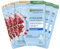Garnier Tuchmaskenset Granatapfel fürs Gesicht bei trockener Haut, Revitalisierend und feuchtigkeitsspendend, Mit Hyaluronsäure und Granatapfelextrakt, SkinActive, Hydra Bomb, 5x 28g