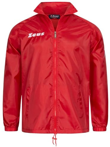 Nucleo Sport Veste de pluie imperméable Coupe-Vent de pluie Rain Zeus pour Homme Unisexe Femme Enfant, rouge, Taille Unique