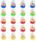 JRYGAC 20 Stück Mini Basketball Flipper, Flipper Basketball, Mini Basketball Spiel, Mini Basketball Finger Flipper Spielzeug für Kinder Erwachsene Kindergeburtstag Mitgebsel Give Aways Gastgeschenke