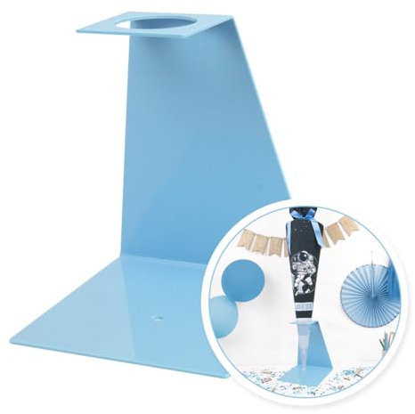 Schultüten Aufsteller Schultüten Halter 70 cm 85 cm hellblau