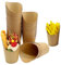 JCAKES 50 Stück Kraftpapier Becher, 12oz Bubble Waffeleisen Tüten, Pommestüte, Snacktüten,Pommes schalen,Candybar becher,Geeignet für Waffeln, Pommes Frites, Popcorn, Eiscreme,Brathähnchen