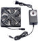 120mm Gehäuselüfter, 12v PC Lüfter, Computer Lüfter mit Geschwindigkeitskontrolle, Bürstenlos Kühlung Lüfter für TV Box, Router, Computer Laptop, Server, Gehäuse (A)