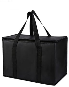 Storage Nets for Campervans 43L Insulated Bag Cars Trunk Organizer Groceries Fruit Food Drink Storage Cooler Thermal Large Vehicle Travel Zipper Handle Case Car Boot Organiser