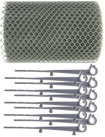 LIFKICH Gutter Leaf Guard Mesh Filter Screen for Roof Gutters Easy Installation Efficient Debris Blockage with Hooks