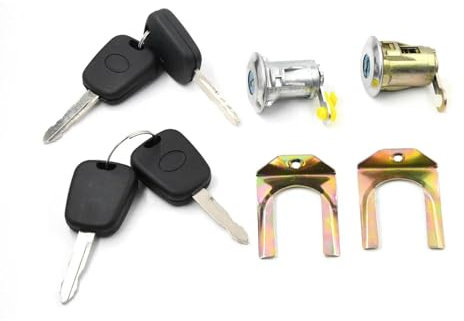 BTSWXH Schloss heckklappe Auto Zylinder Türschloss Zylinderschlüssel Satz 9170.Y8 1608746380 9135S2 9136.T0 für Peugeot 107 für Citroen C1 für Toyota Aygo