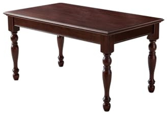 SFANIIX Mesa de Comedor Mesa de Comedor Madera Cerezo for Restaurante, Sencilla y sólida