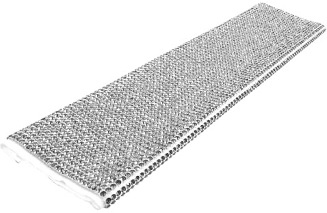 NOLITOY Rhinestone Microphone Handle Sleeve Protective Cover for Wireless Handheld Mic Comfortable Grip and Stylish Silver Glitter Design for Concert Accessories