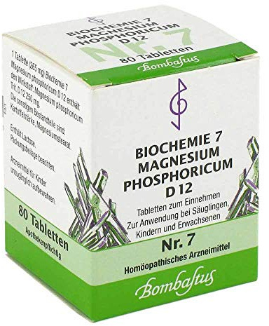 BIOCHEMIE 7 Magnesium phosphoricum D 12 Tabletten 80 St