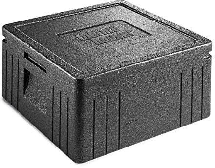 thermohauser EPP-Thermobox Pizza Eco Line inklusive Deckel - 22 Liter Volumen - 41 x 41 x 23 cm - Pizzabox für Lieferservice