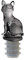 Xrten Bouchon pour Bouteille de Vin ou Champagne en Motif Chat Noir