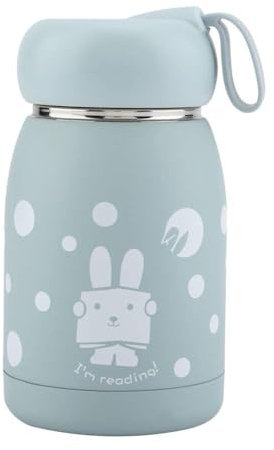 Bouteille Isotherme de 320ml,mini gourde,gourde isotherme,anti-fuite Bouteille de voyage isolée,Petite Bouteille d'eau Isotherme Tasse à Eau Gourde Isotherme pour Voyage l'école Activités de Plein air