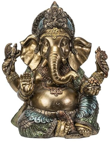 Pacific Giftware Ganesha Figur mit Vier Armen und Elefantenkopf | Buddha Statue