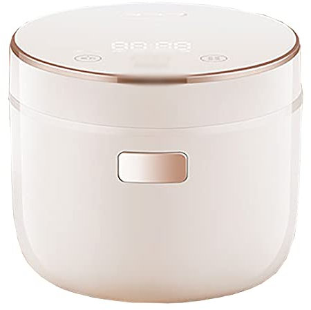 Olla arrocera, vaporera 1,6 L, pequeña capacidad, 1,7 mm de espesor, revestimiento de aleación de 5 capas, revestimiento antiadherente para dorm