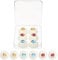 PATIKIL 110 mm Realistic Eyes Big Eyeballs, 3 Pair Acrylic Scary Half Round Fake Doll Eyes Props for Halloween Party Horror Mask DIY Craft Decoration, Pink Yellow Light Blue