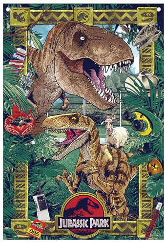 FaNaTtik Cartel de pared Jurassic Park