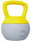 SPORTNOW Soft Kettlebell, 10kg Kettle Bell with Non-Slip Handle for Home Gym Weight Lifting and Strength Training, Yellow and Grey