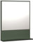 trendteam smart living - PureBliss - Wandspiegel - Grün - (BxHxT) 60 x 74 x 14cm - Badezimmerspiegel mit 60cm Ablagefläche