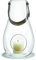 Holmegaard Laterne H29 cm Design with Light aus mundgeblasenem Glas, klar