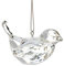Gisela Graham Crystal Glass Effect Bird Hanging Christmas Decoration